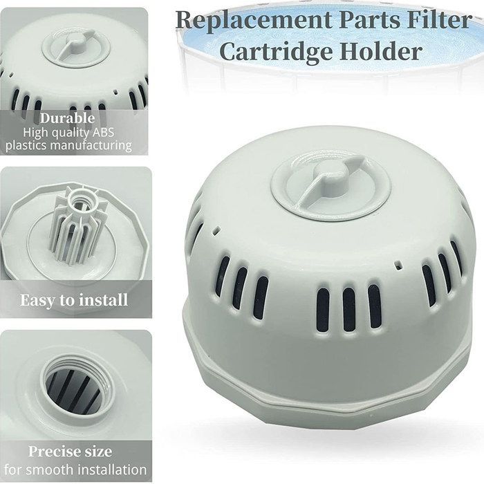 Soporte para cartuchos de filtro de piscina, para InteX lay-z-spa VII, InteX VI, Coleman SaluSpa, accesorios para piscinas exteriores