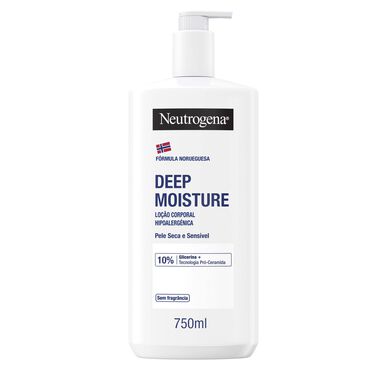 Neutrogena Deep Moisture hipoalergenski losjon za telo za suho kožo 750 ml