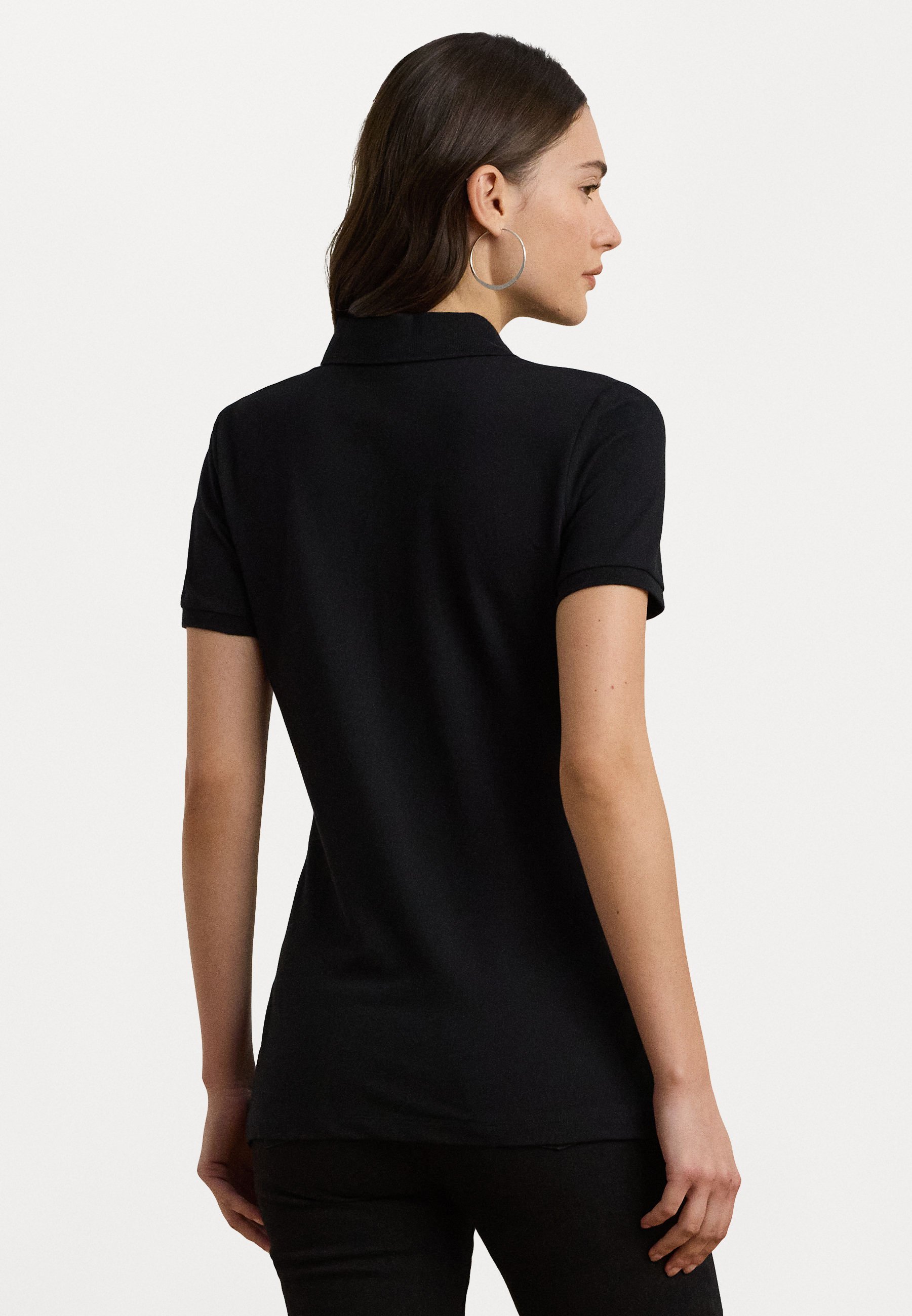 Lauren Ralph Lauren PIQUÉ POLO SHIRT - Polo shirt - black