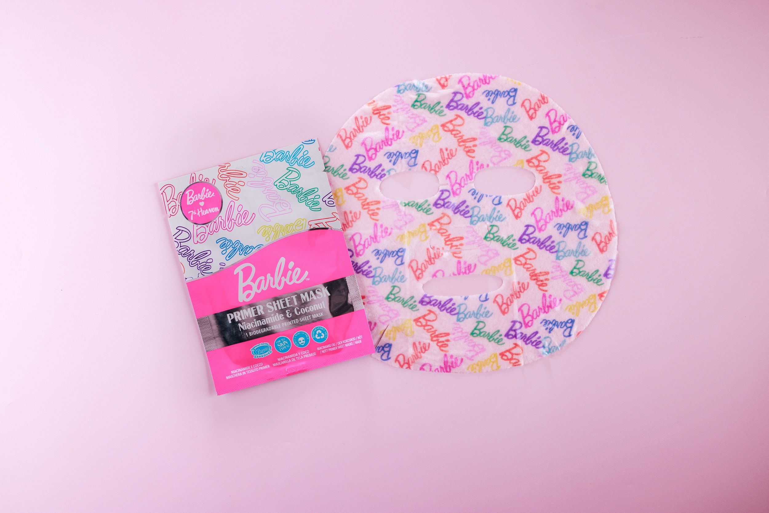 Barbie Primer maska za lice s niacinamidom i kokosom
