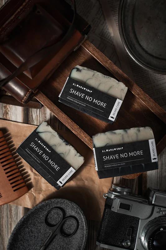 Almara Soap – Natürliche Rasur ohne Reißen – handgemachte Seife für Haar, Bart und Körper