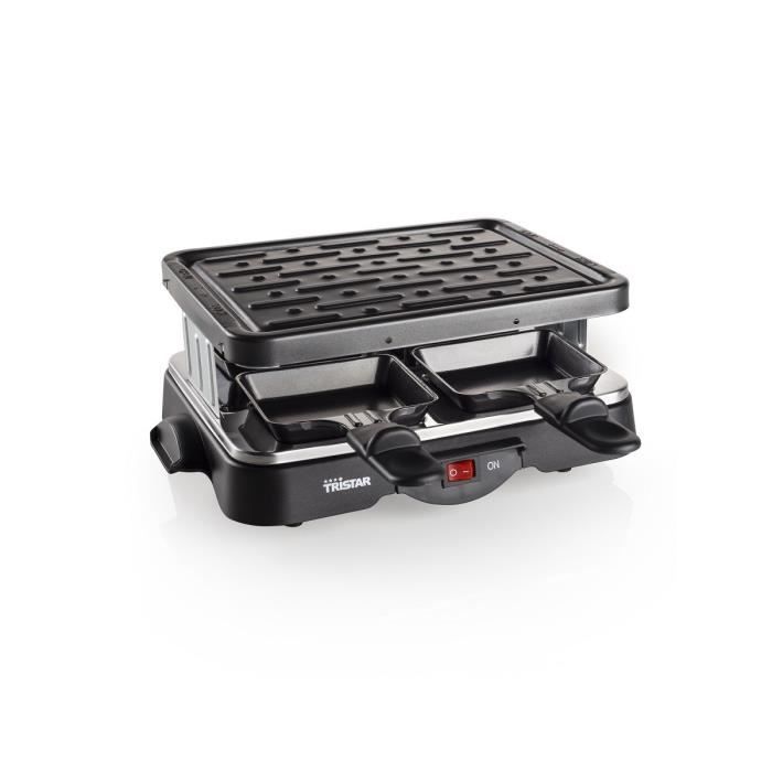 Tristar RA-2949 zwarte raclettegrill - 4 personen - 500 W