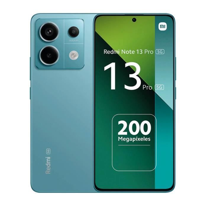 Xiaomi Redmi Note 13 Pro 5G 8 Go/256 Go Bleu (Ocean Teal) Double SIM