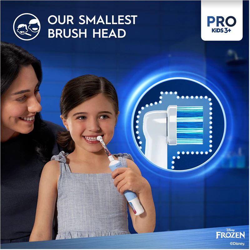 Elektrická zubná kefka Oral-B PRO Kids 3+ Frozen s puzdrom