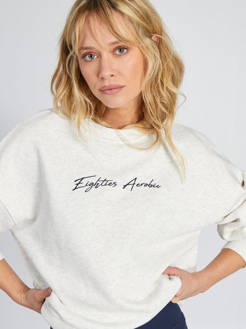 Fleece sweatshirt - BLAUW