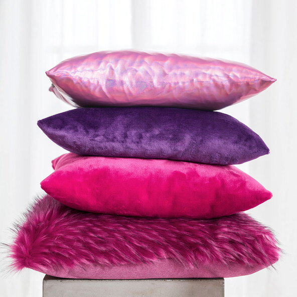 Snug cushion cover, 45 x 45 cm, violet