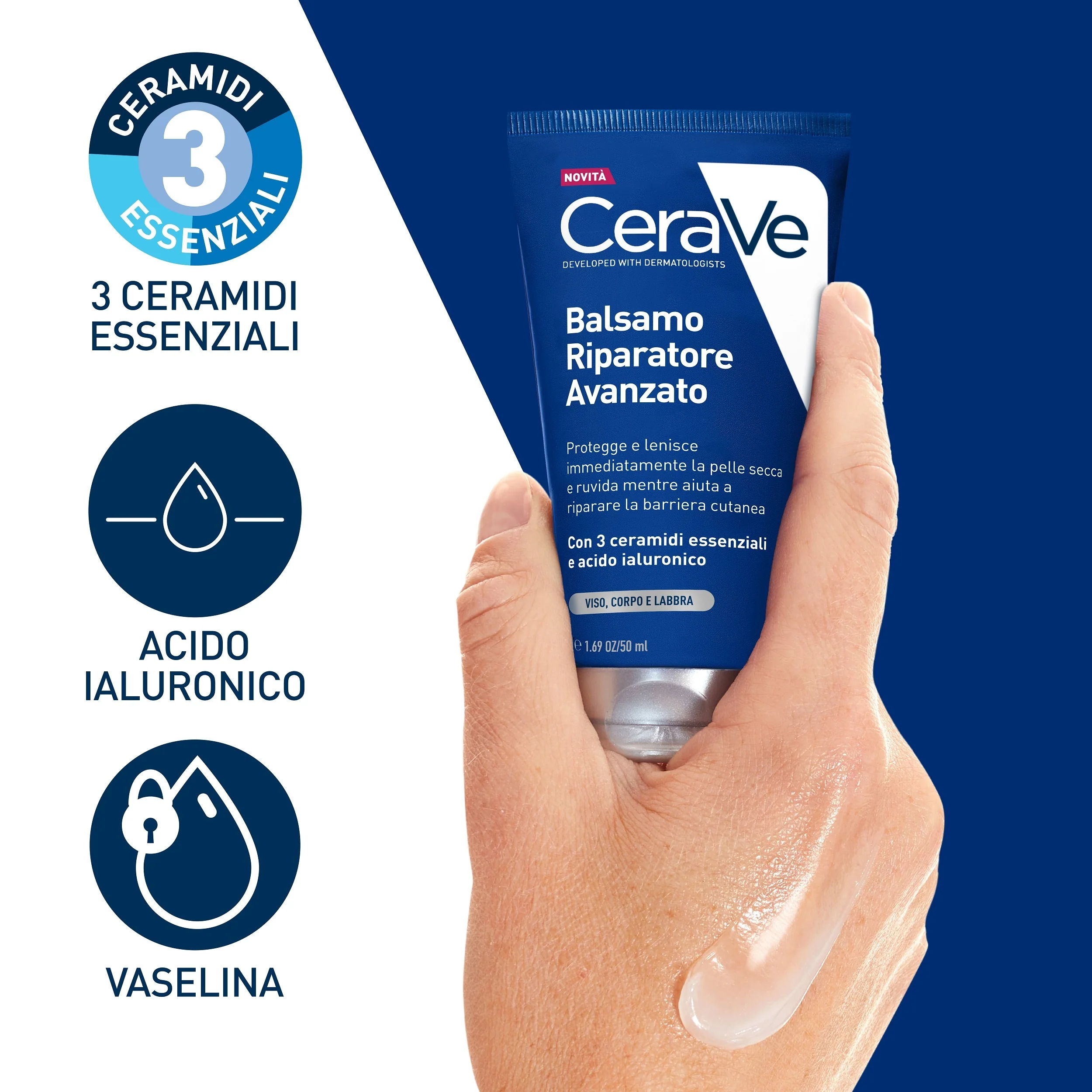 Idratanti Balsamo Riparatore Avanzato - Crema Corpo, Tratt.viso 24 ore idratante, Trattamento Riparatore