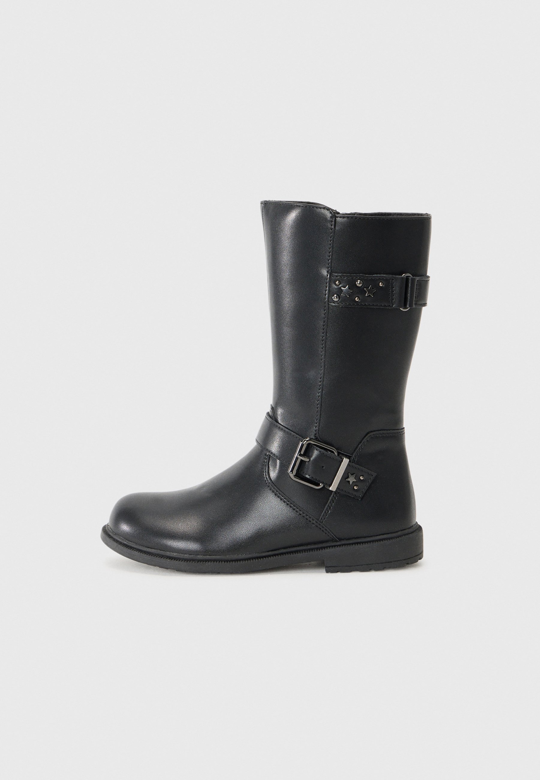 Bottes de cowboy/motard Friboo - noires