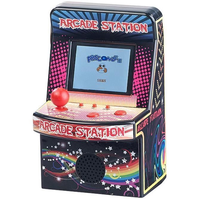 Mini arcadekast - MGT - 8-bit - 200 spellen - kleuren LCD-scherm