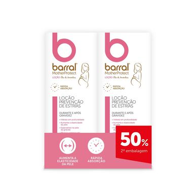 Barral Pack Strekkmerker Forebyggende Lotion Mother Protect Dyp Hydrering Graviditetslotion 200 ml x 2 200 ml x 2