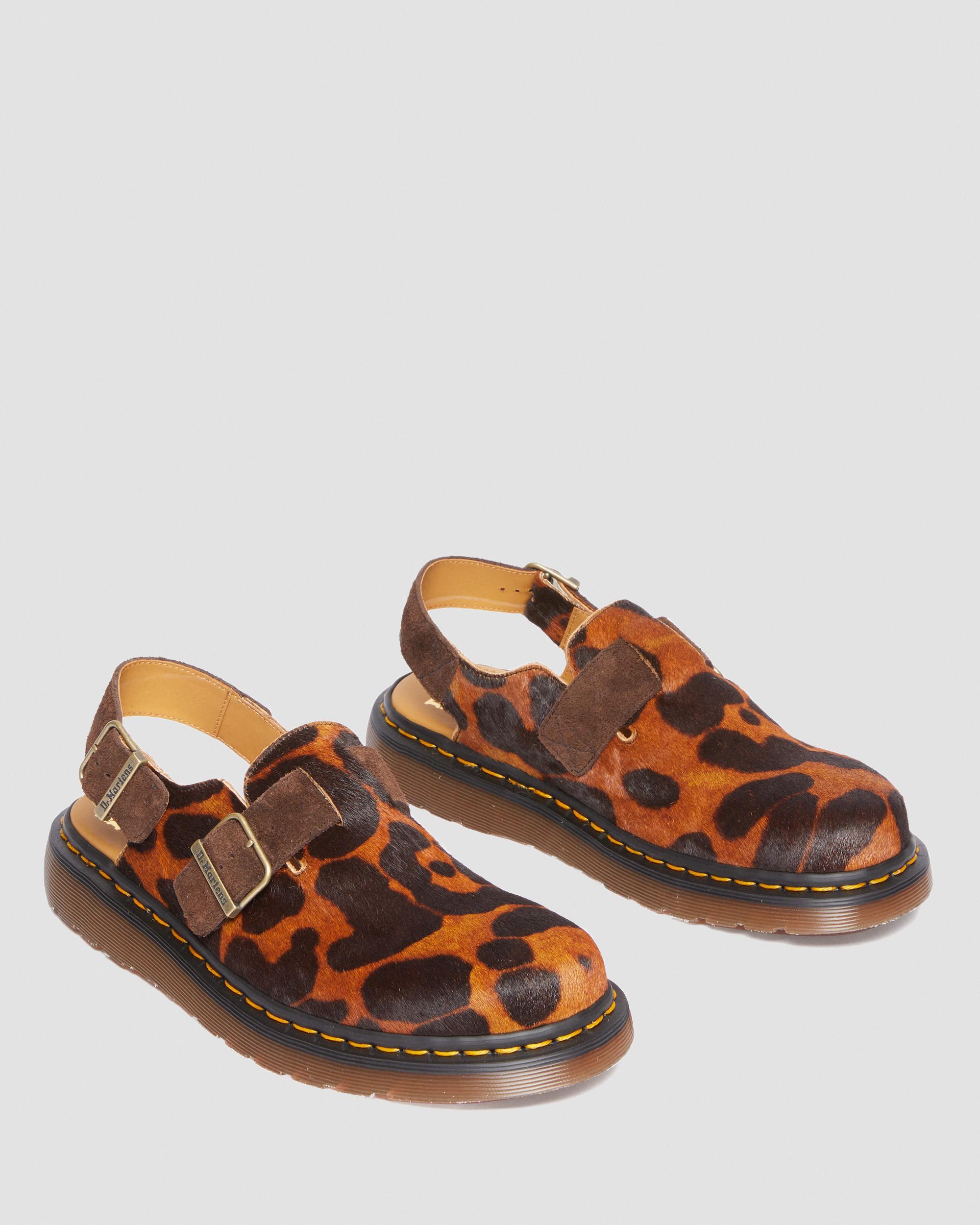 Jorge Made in England Hair On Slingback Mule