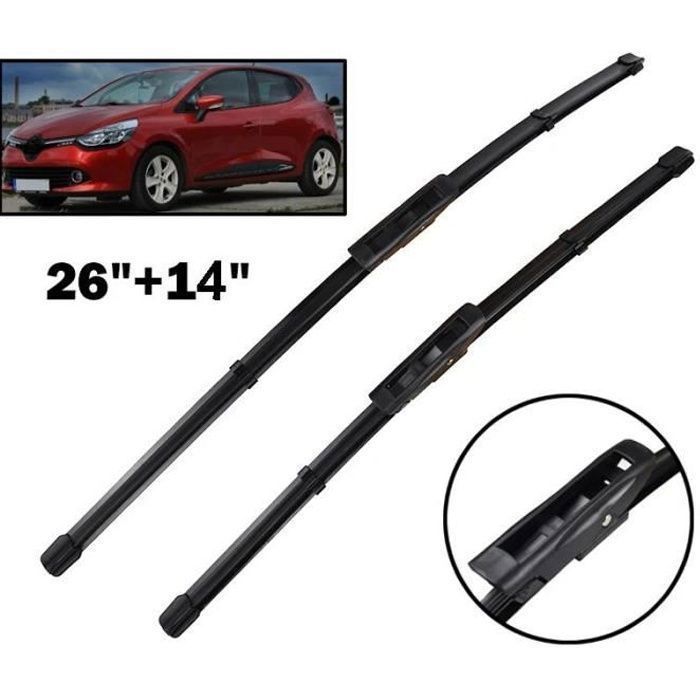 Juego de 2 limpiaparabrisas delanteros para Renault Clio IV 2012 2013 2014 2015 2016 2017