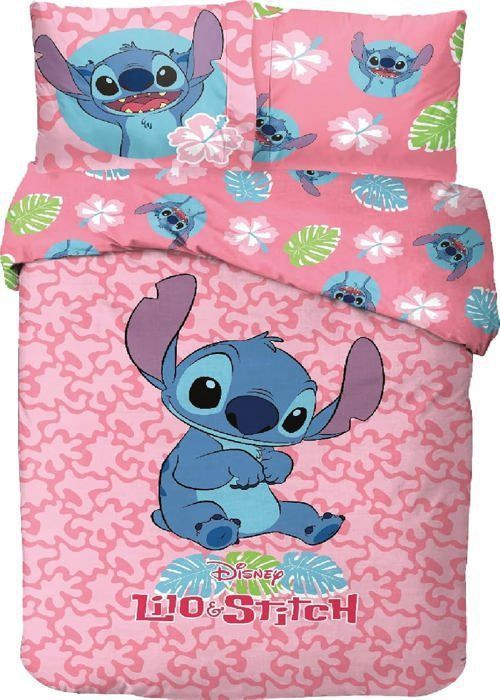 Funda nórdica individual, poliéster, juego de ropa de cama infantil, funda nórdica de 140x200 cm con 1 funda de almohada de 65x65 cm, rosa.