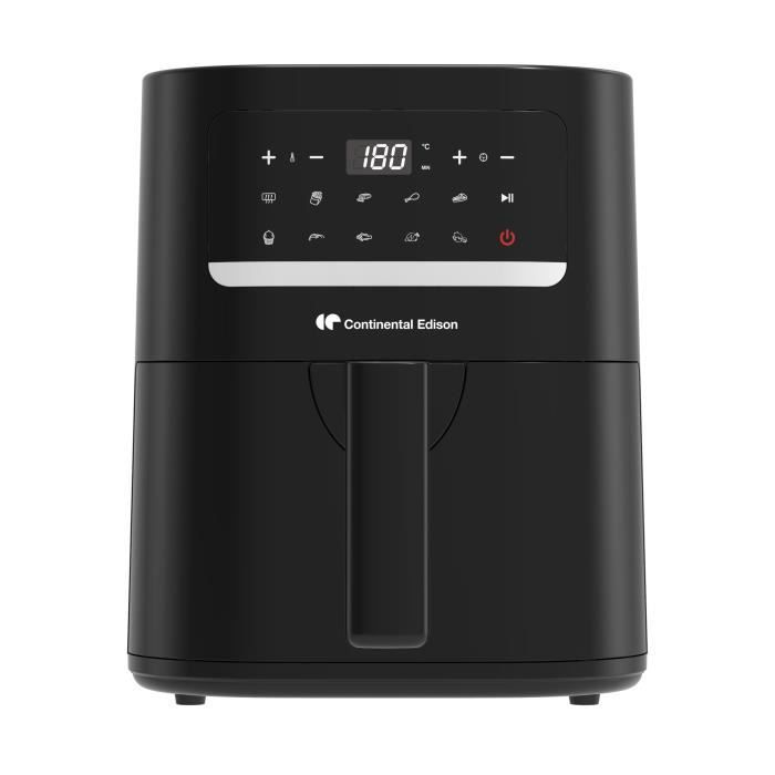 Friggitrice ad aria Continental Edison - FRSH1400B - 4,5 L - Nera - 1400W
