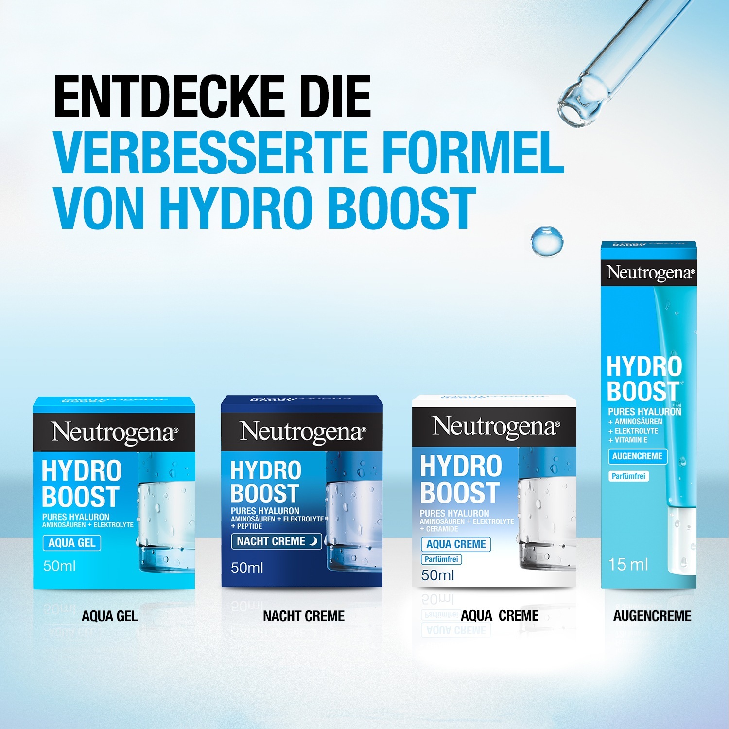 „Neutrogena“ veido fluidas „Hydro Boost Aqua Fluid“ SPF 25, 50 ml