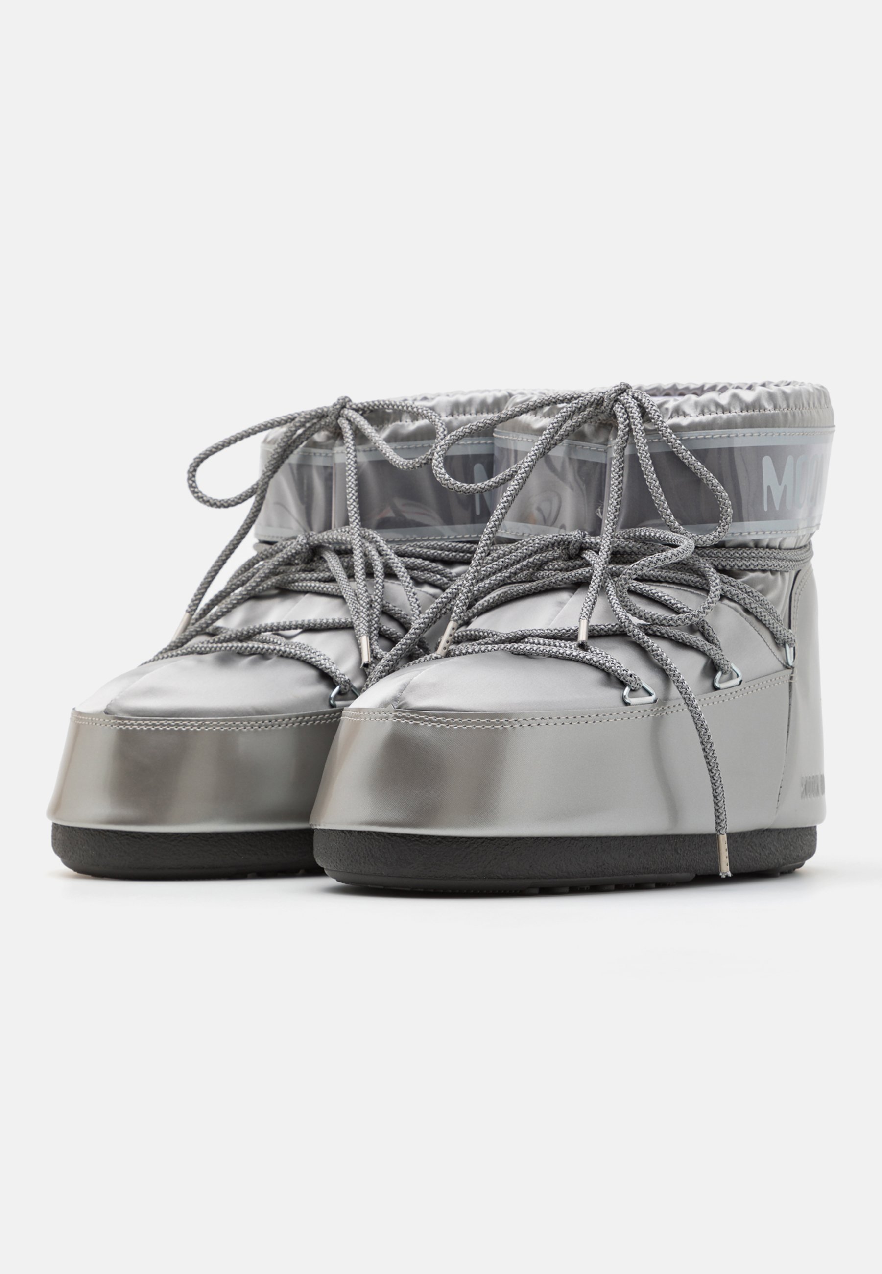 Stivaletti stringati Moon Boot ICON LOW GLANCE UNISEX - argento