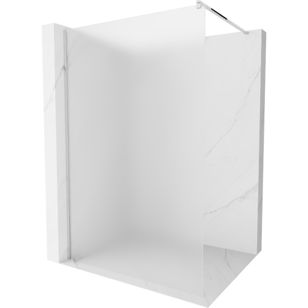 Ścianka prysznicowa Walk-in Mexen Kioto 100 x 200 cm, szron 8 mm, chrom