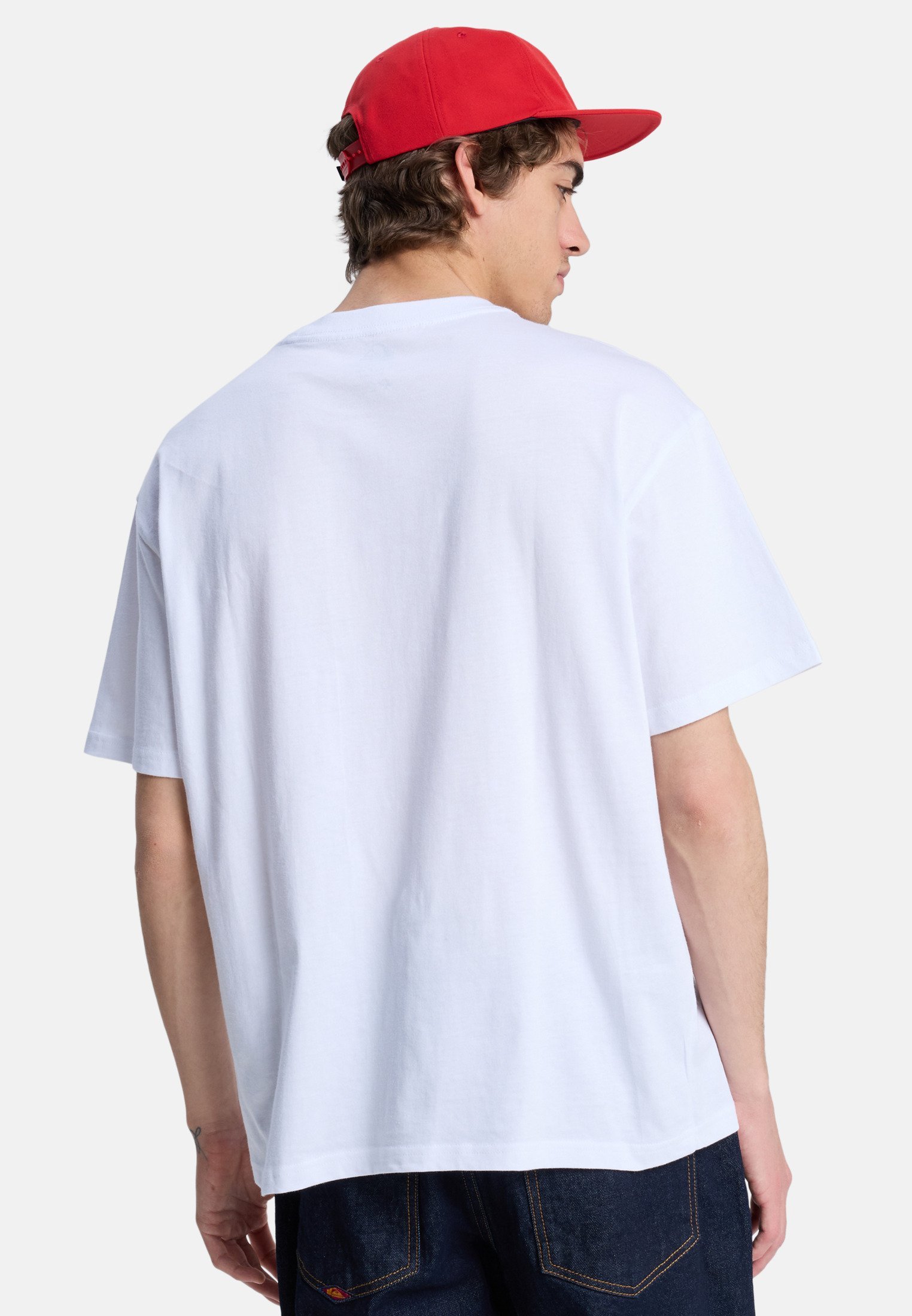 Quiksilver DNA CLICKER T-shirt - T-shirt met print - wit