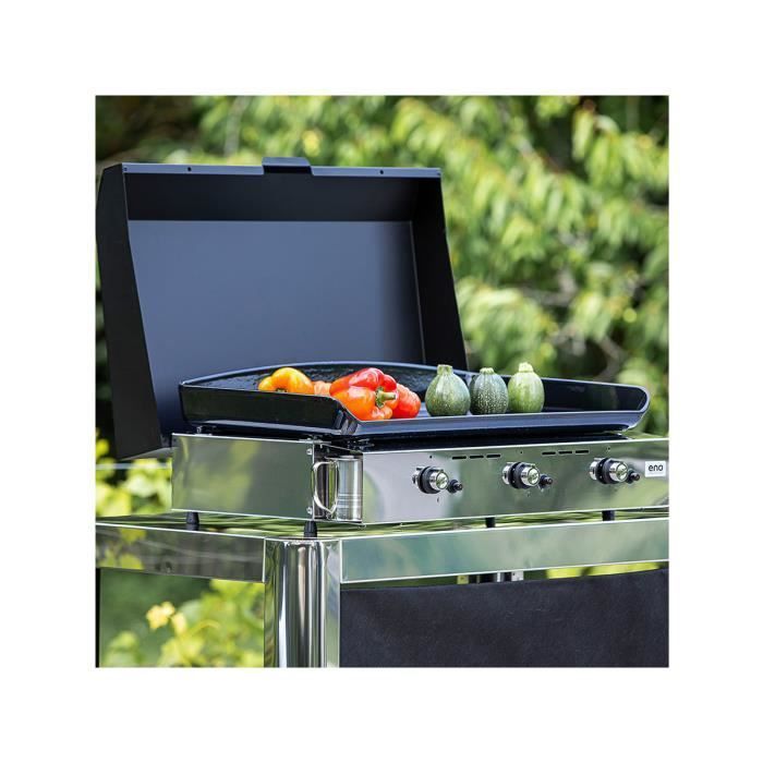 Plancha à gaz - ENO - Initial 65 - 3 brûleurs - Inox - 6,3 kW
