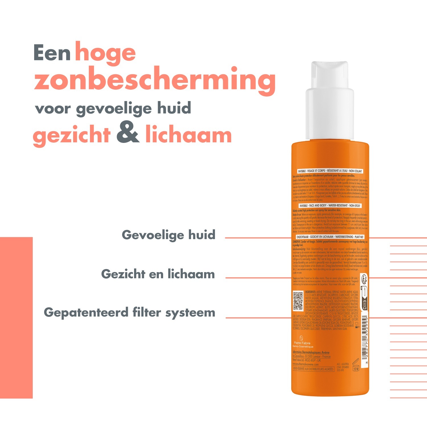Avène Sun sprej za sončenje SPF 30 - 200 ml