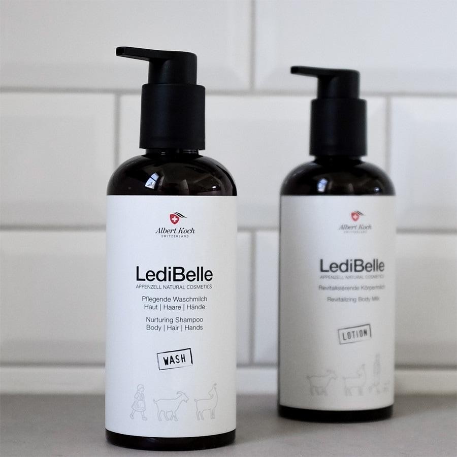 Ledibelle-suihkugeeli ravitseva pesumaito iholle | hiuksille | käsille - 300 ml