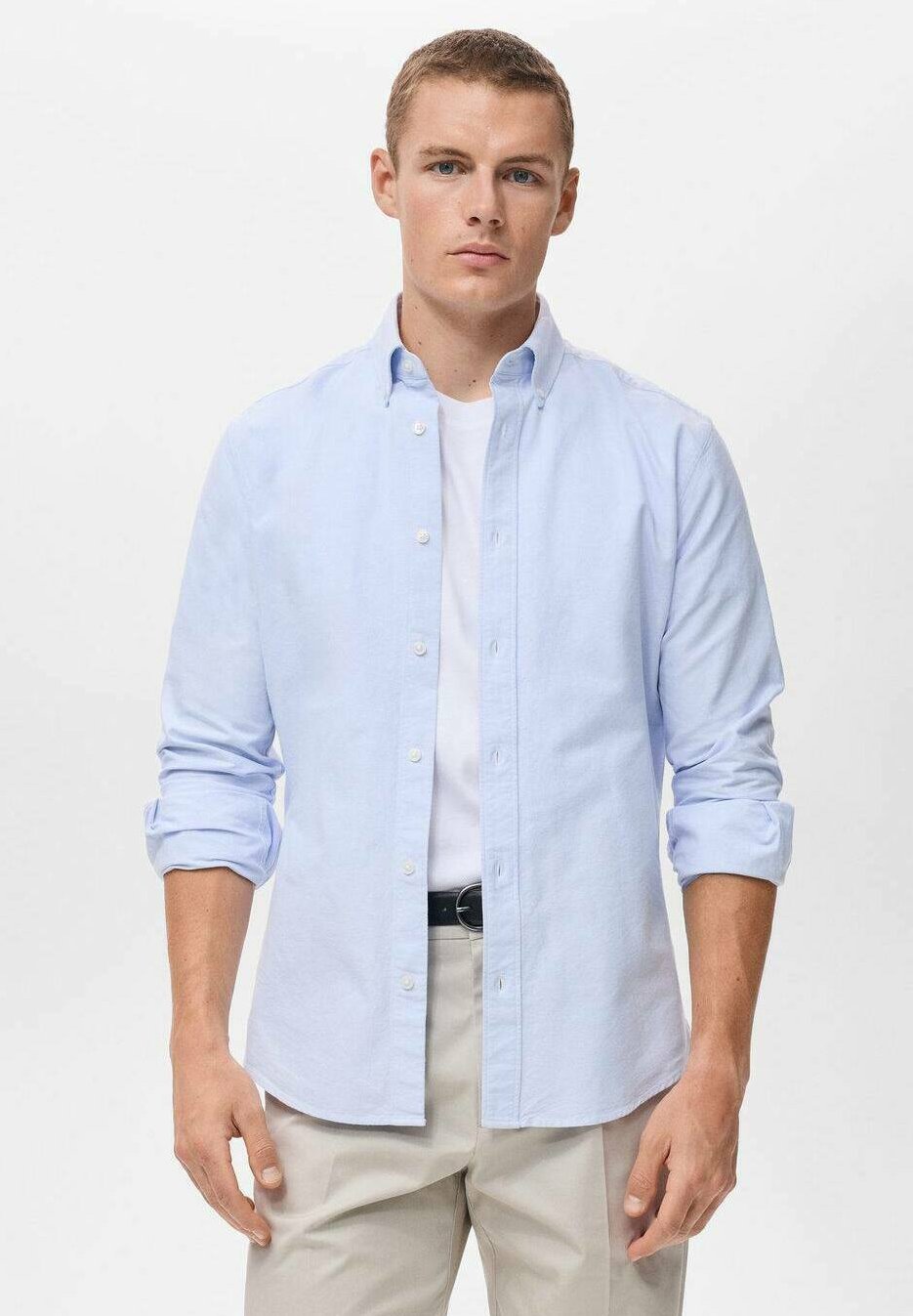 Mango shirt - lichtblauw