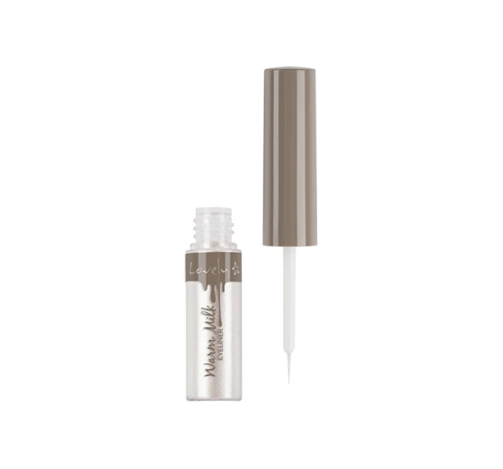 Lovely biały eyeliner do powiek z metalicznym wykończeniem Warm Milk