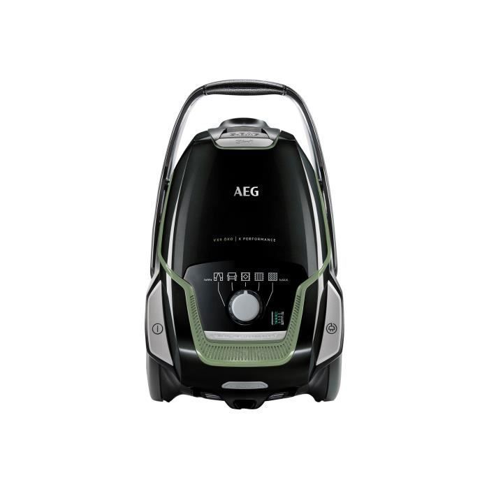 Aspirateur traineau - AEG - VX9-2-ÖKO - Sac - Noir ébénier/vert - 2 Litres
