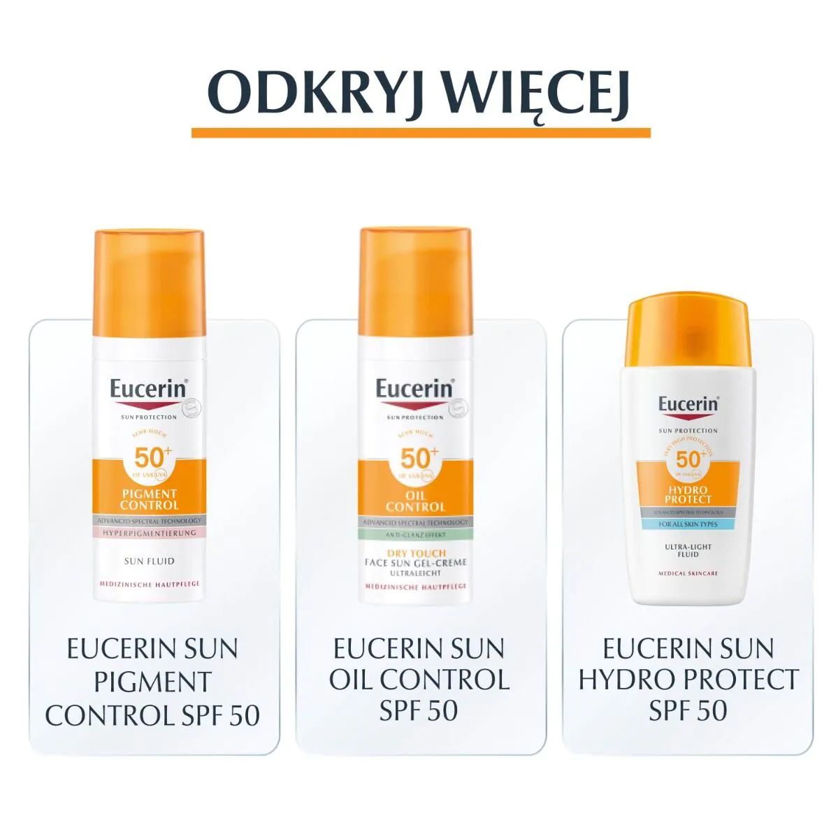 Eucerin Sensitive Protect SPF50+ Krem ochronny