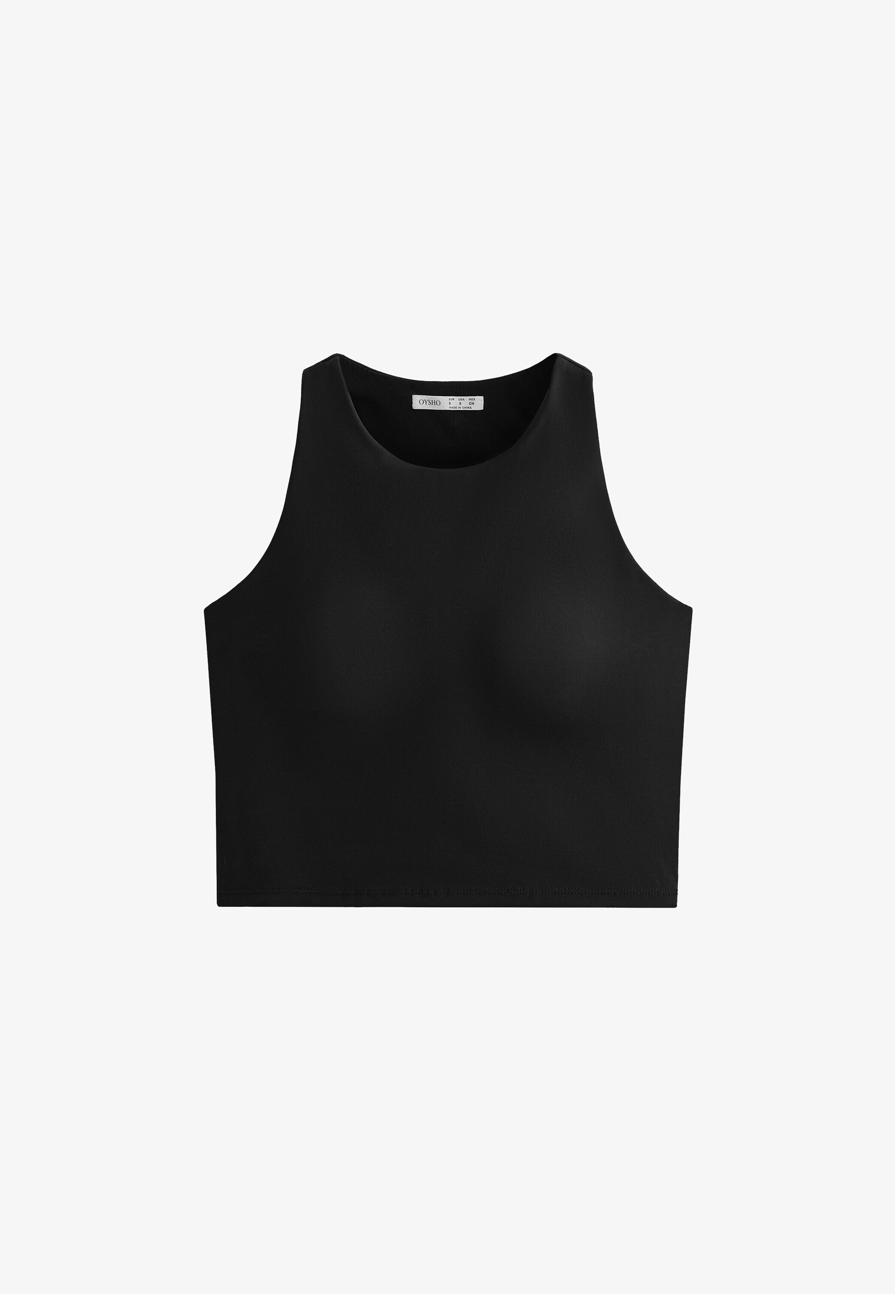 OYSHO NECKHOLDER - Haut - noir