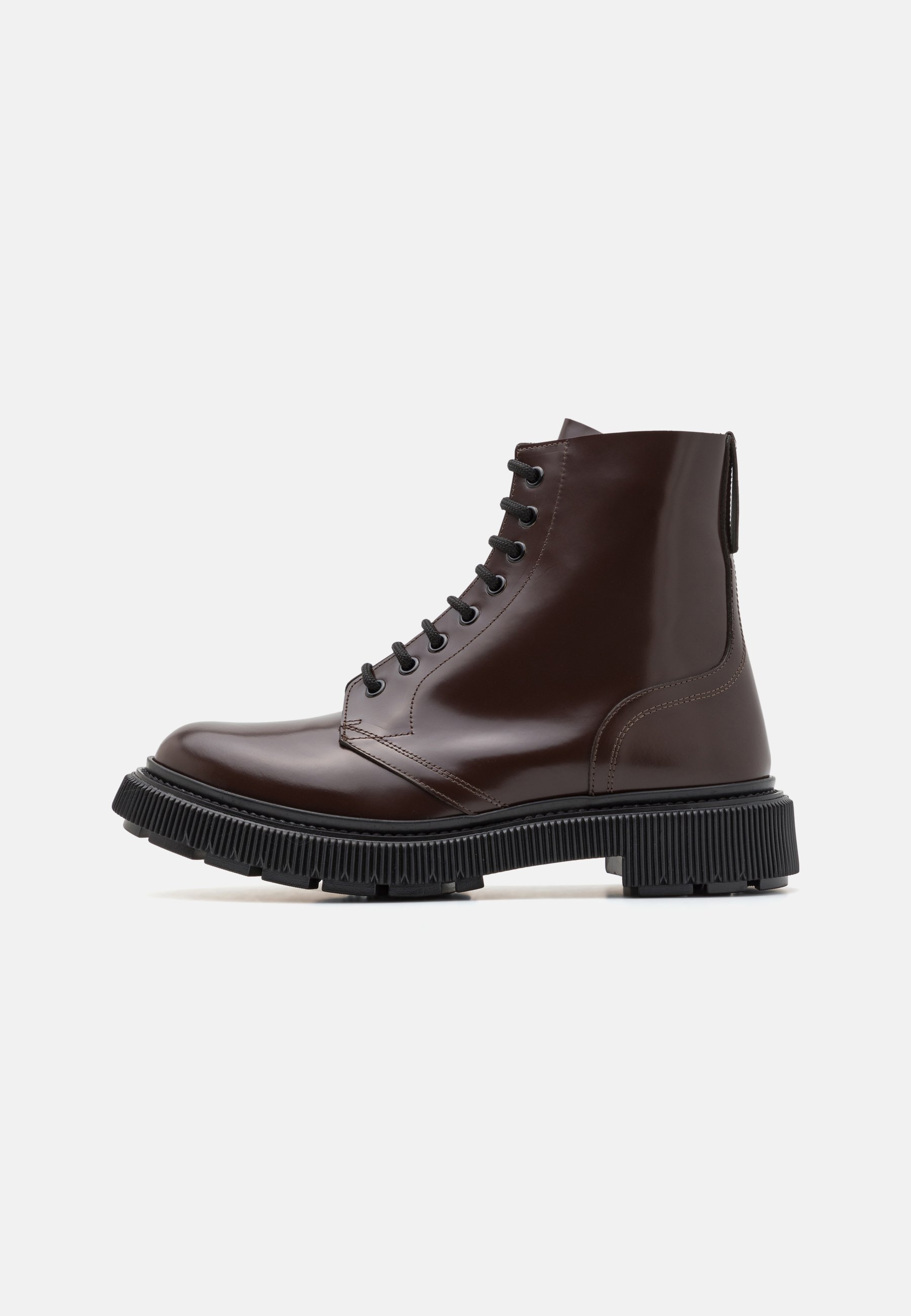Vaarwel TYPE 165 UNISEX - Enkellaarsjes met vetersluiting - donkerbruin espresso
