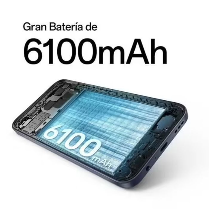 Smartphone OPPO A6x 5G 4GB Ram 128GB Nero Viola Dimensity 6300 6100 mAh - Versione UE