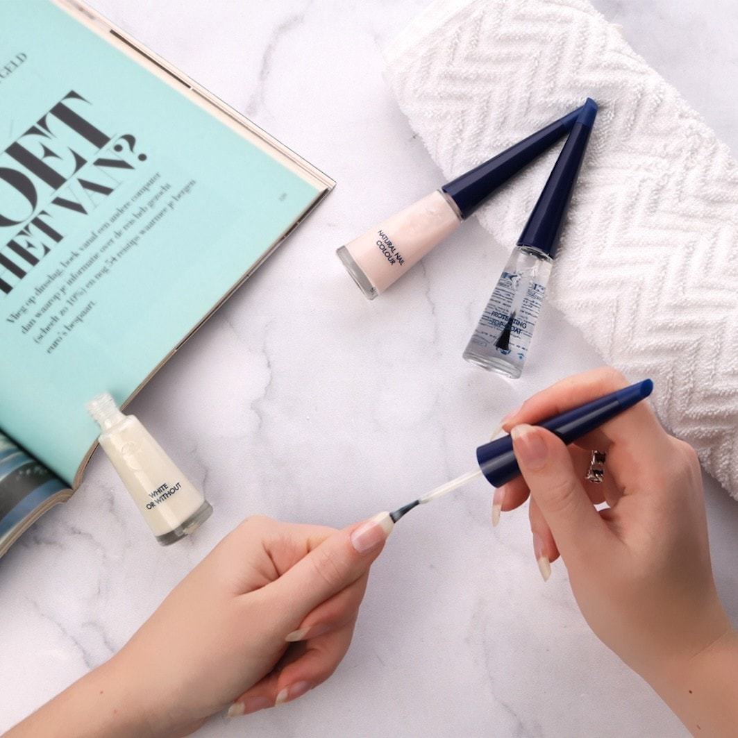 Herome Cosmetics nagų lako rinkinys „Prancūziškas manikiūras“ rožinis – 30 ml