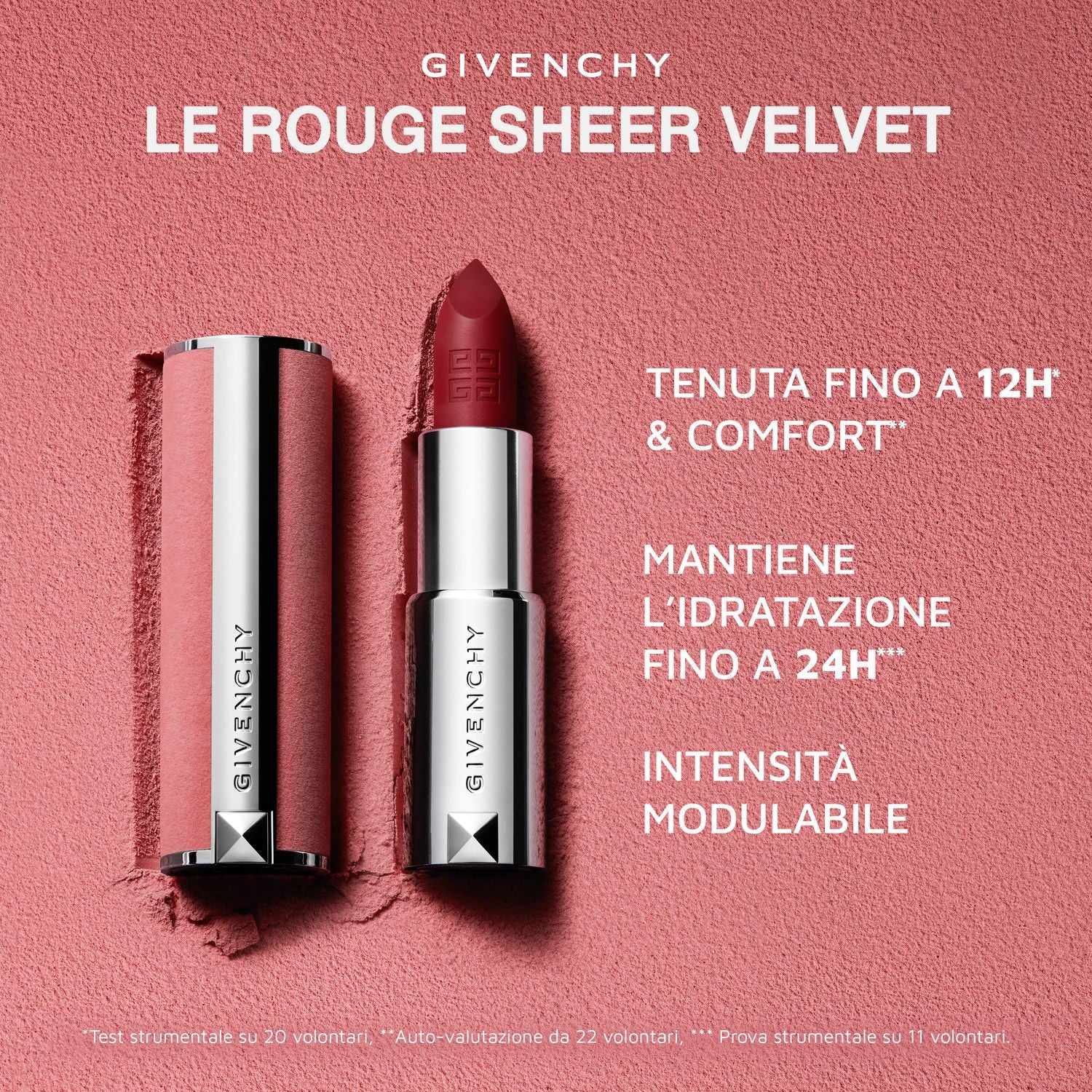 Labbra Le Rouge Sheer Velvet - Rossetto mat, Rossetto