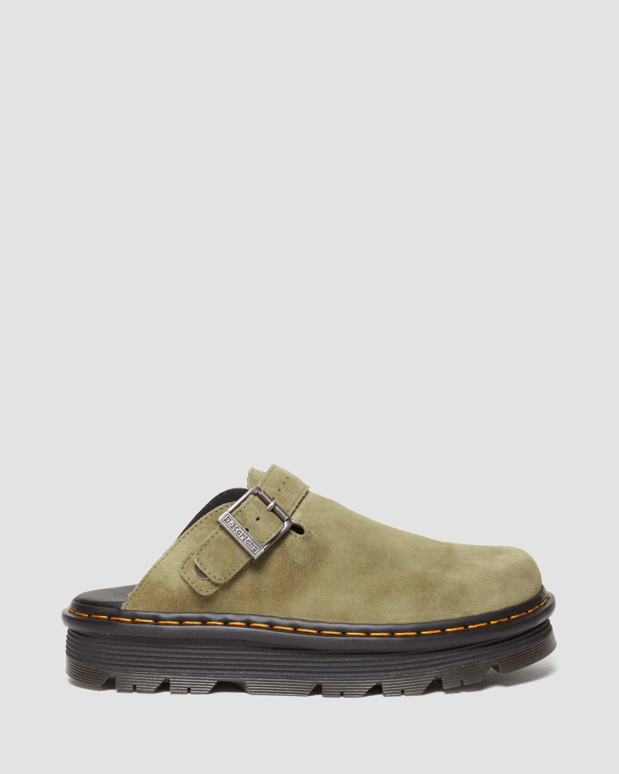 Zebzag Suede Casual Slingback Platform Mules