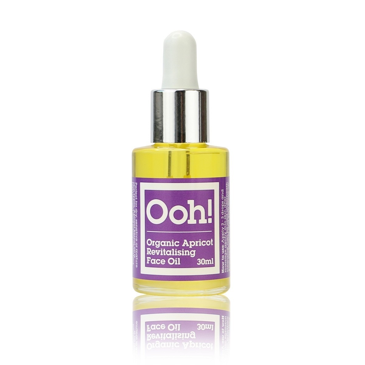 Ooh! Oils of Heaven pleťový olej, prírodný organický marhuľový pleťový olej – 30 ml