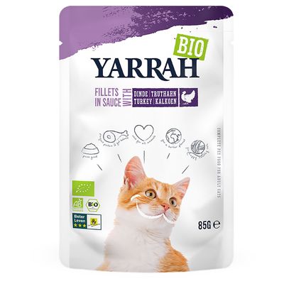Biologische Yarrah-filets in saus – Voordeelverpakking 28 x 85 g