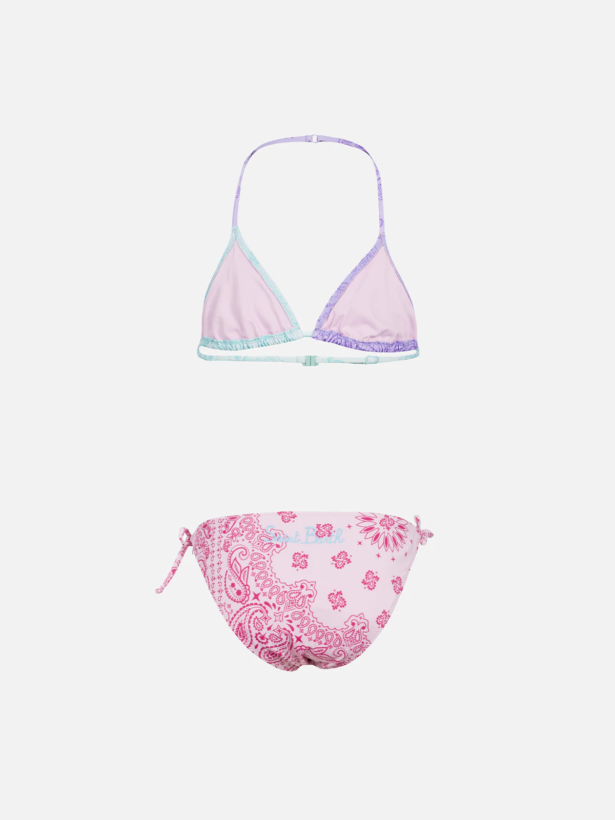 Bikini triangle classique Holly Girls avec imprimé bandana