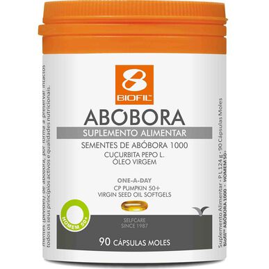 Cápsulas de suplemento de calabaza Biofil, 90 cápsulas
