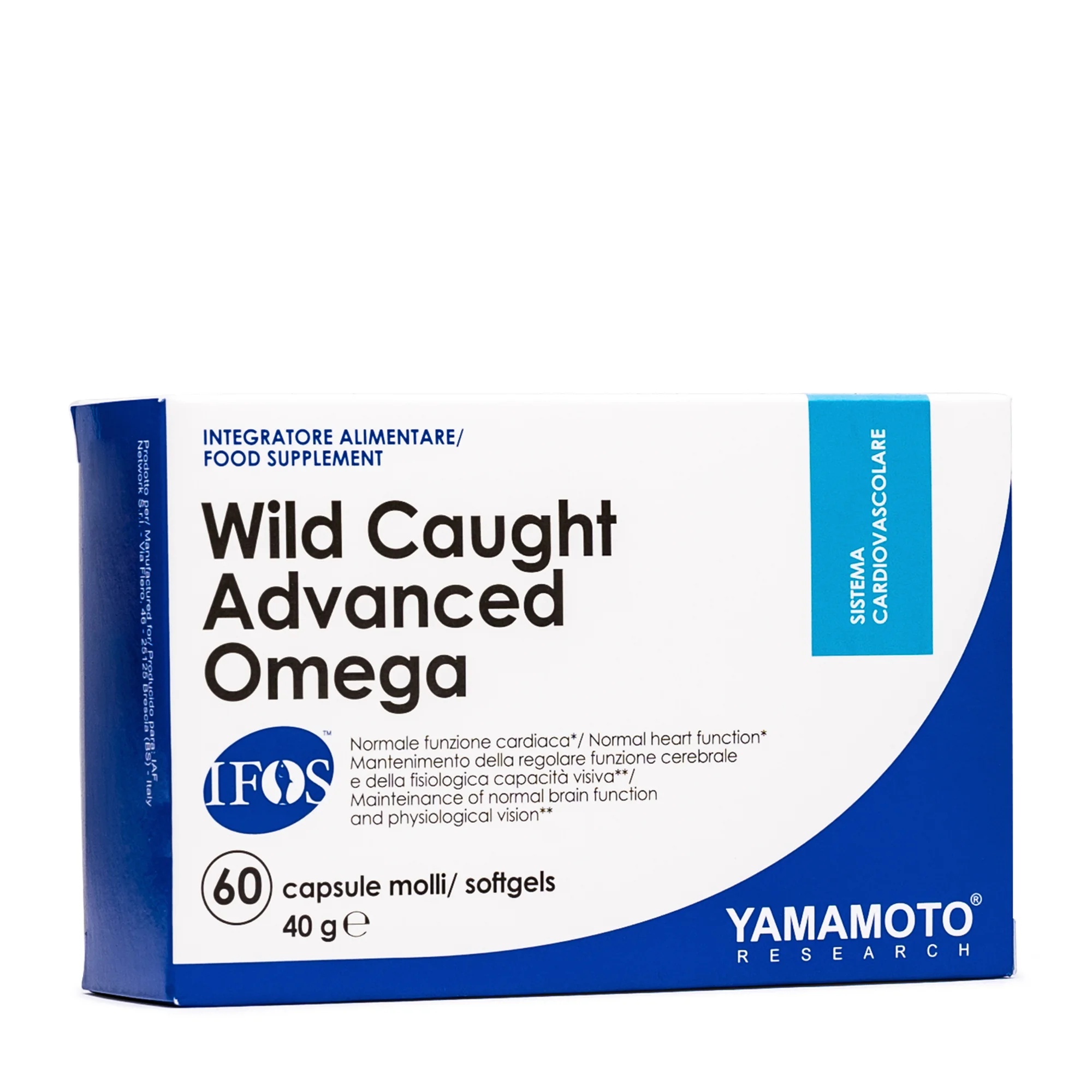 YAMAMOTO RESEARCH Yamamoto R Advanced Omega 60 cápsulas gelatinosas Função cardíaca