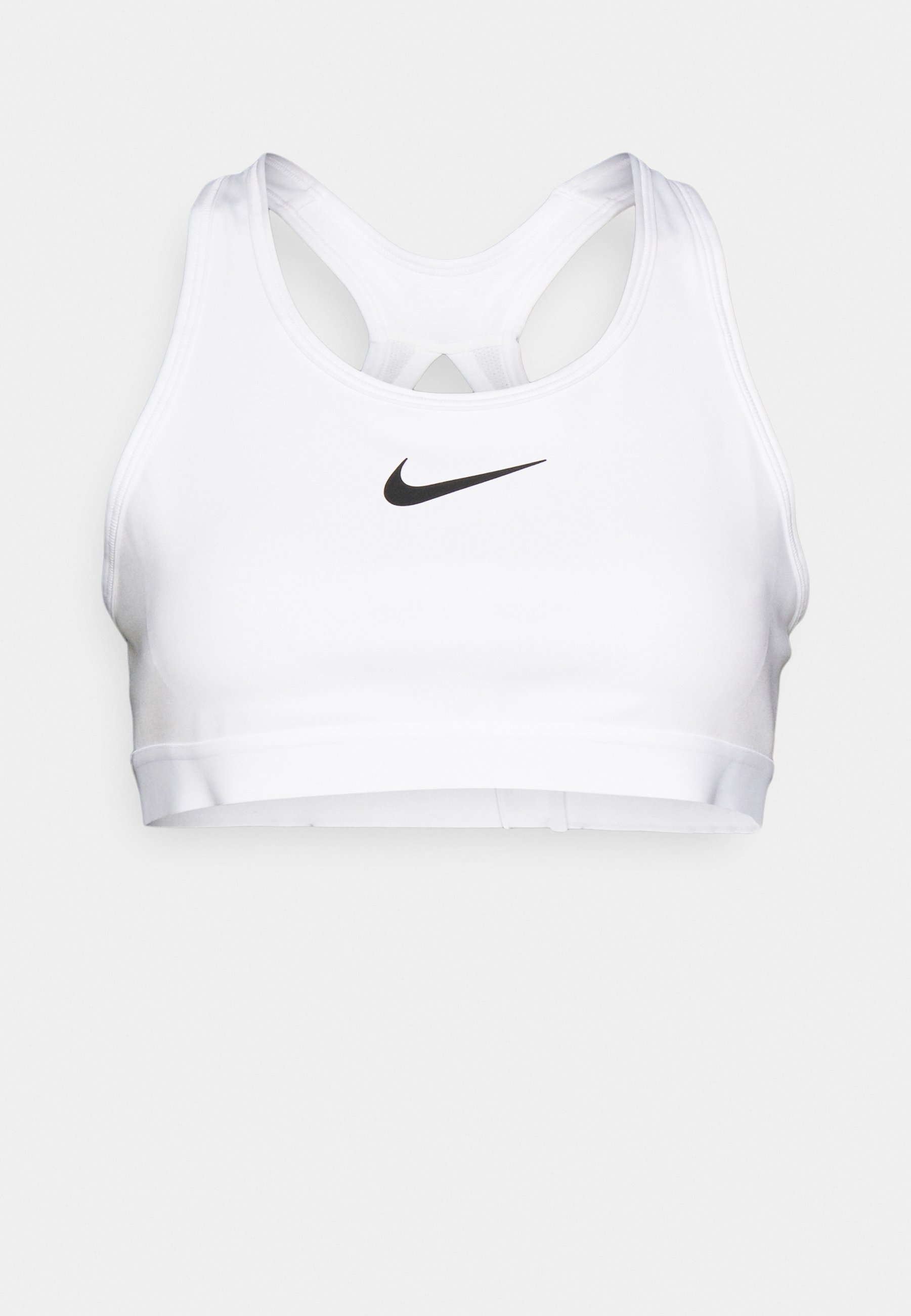 Nike Performance SWOOSH HIGH SUPPORT - Športová podprsenka s vysokou oporou - biela/čierna