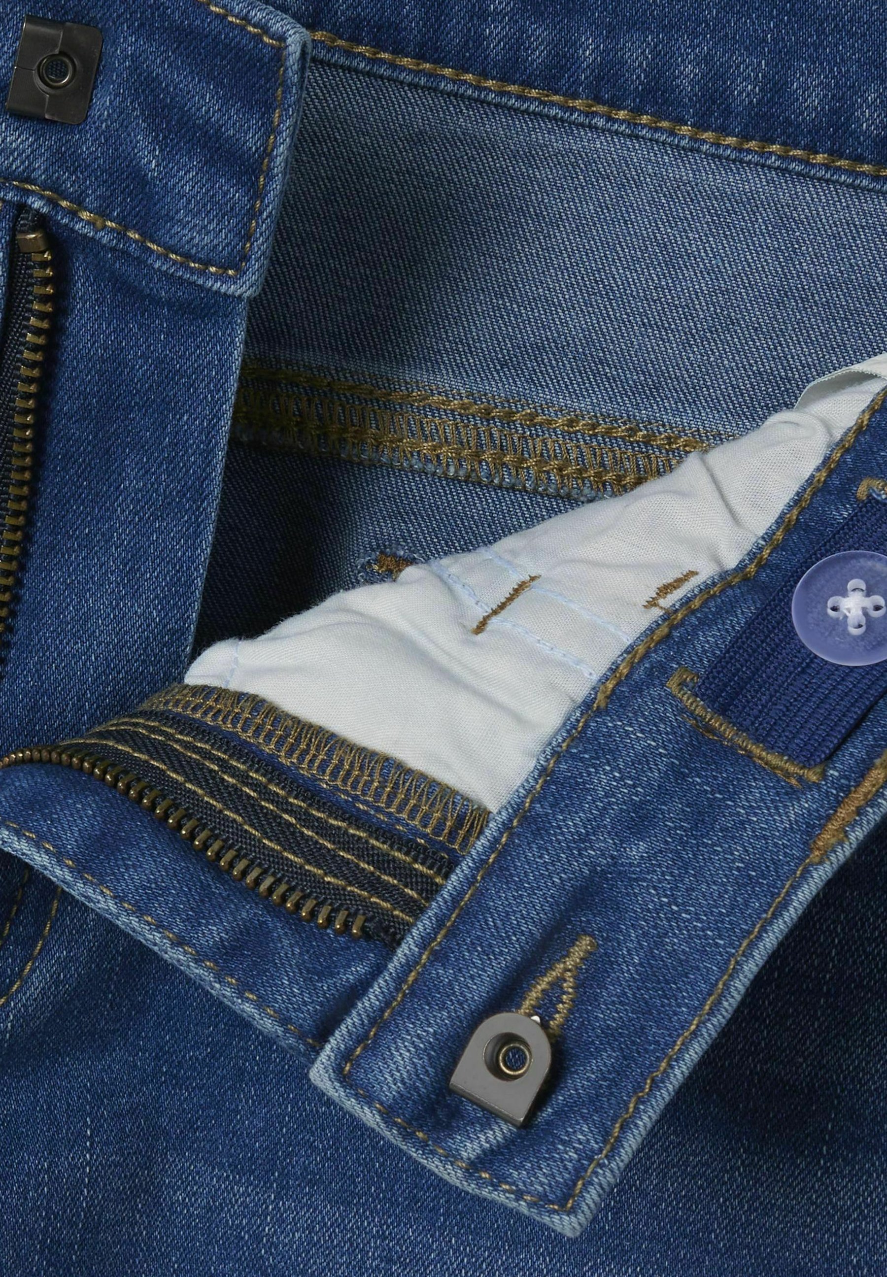 TWO SOON Slim fit džinsi - vidēji zila džinsa krāsa