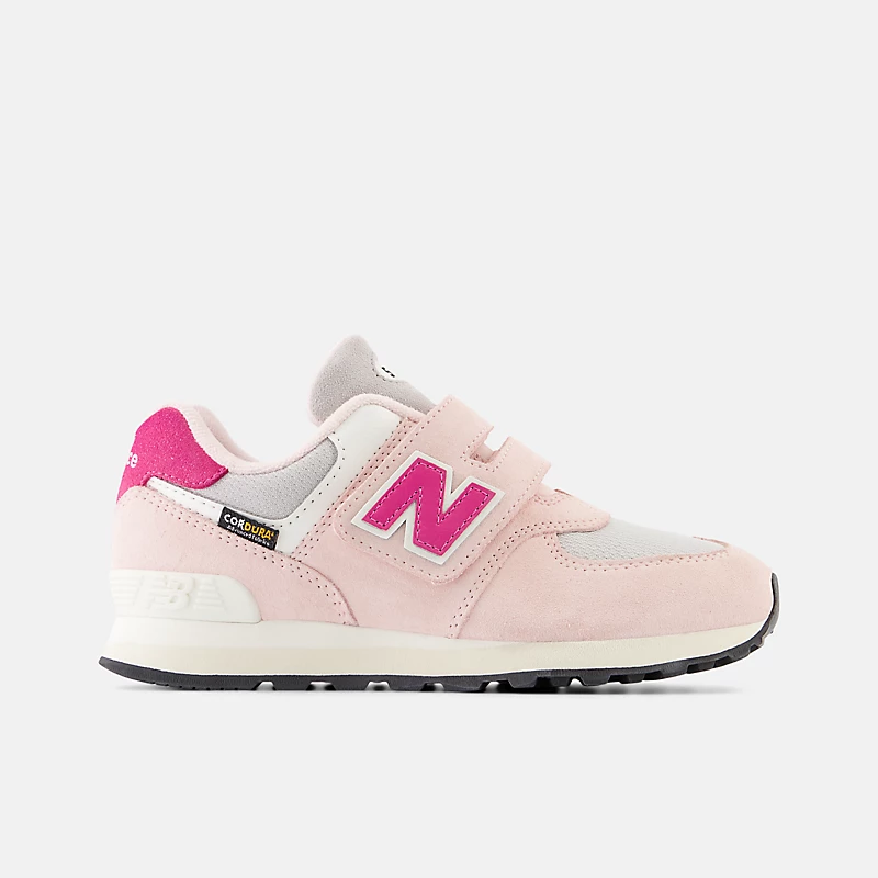 Baby 574 Velcro et boucle - Rose cristal avec rose carnaval