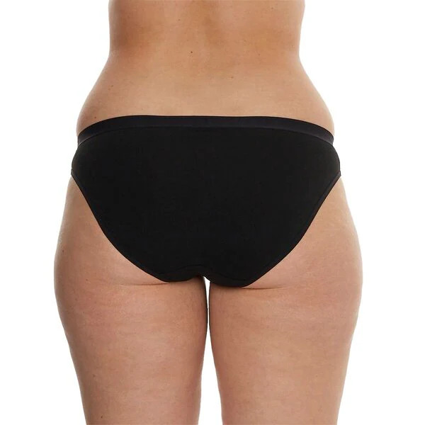 Kruidvat Cotton Stretch Dameshipsters<br>zwart, mt M, 2 stuks
