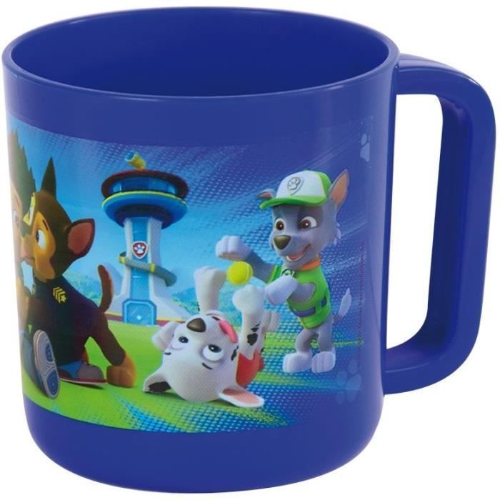 Lot vaisselle - FUN HOUSE - PAT'PATROUILLE  - Verre, 2 Assiettes creuses Ø16 cm, couverts, gourde, gobelet et mug