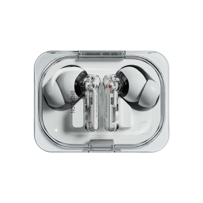 Fones de ouvido sem fio Nothing Ear (a) Bluetooth com cancelamento de ruído ativo, brancos