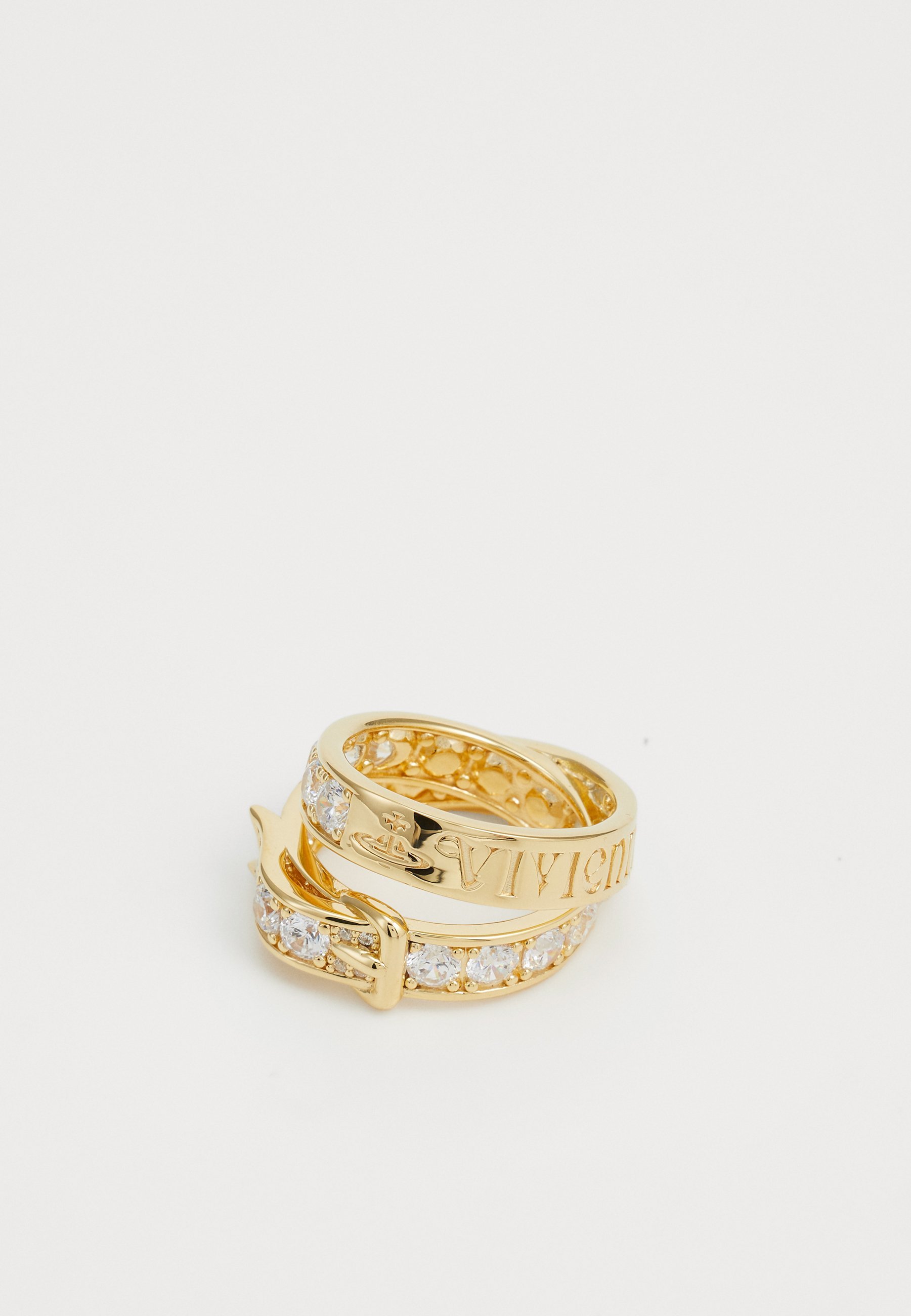 Vivienne Westwood NIEUWE RIEM - Ring - goudkleurig/wit