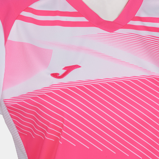 Tričko bez rukávov Joma Supernova II, fluorescenčná ružová a biela