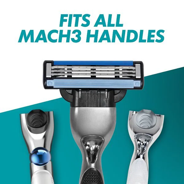 Recambios de cuchillas de afeitar Gillette Mach3 para hombre, paquete de 4 | Para hombre | Superdrug