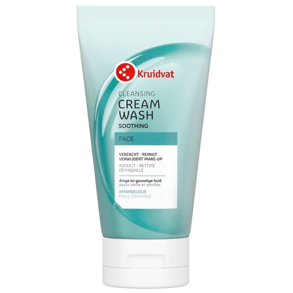 „Kruidvat Cleansing Raminamieji Veido Valymo Kremai“<br>150ml - Sausai ir jautriai odai